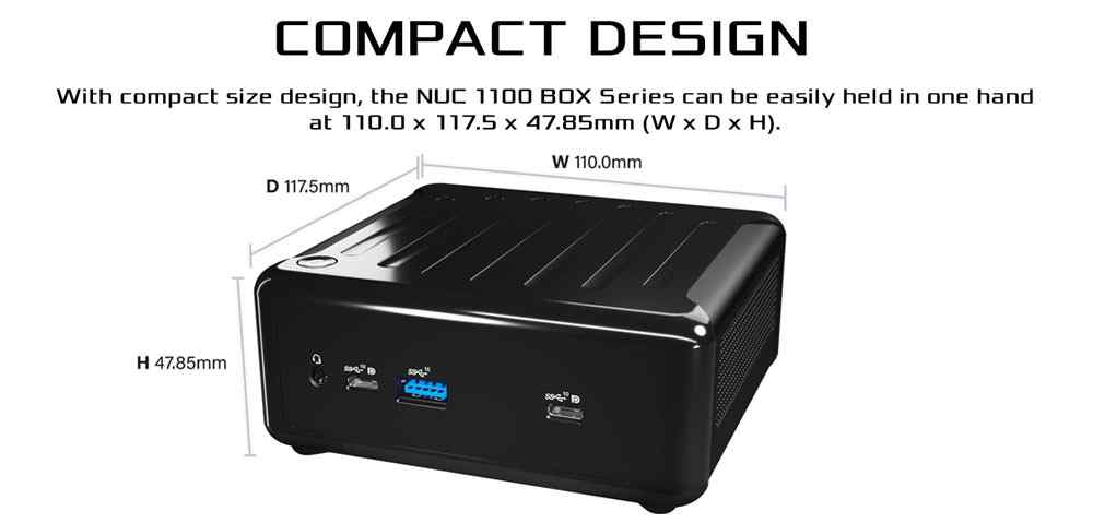 Anewtech Embedded Computer AsRock Industrial Embedded System Embedded Box PC AS-NUC-BOX-1165G7-connectivity