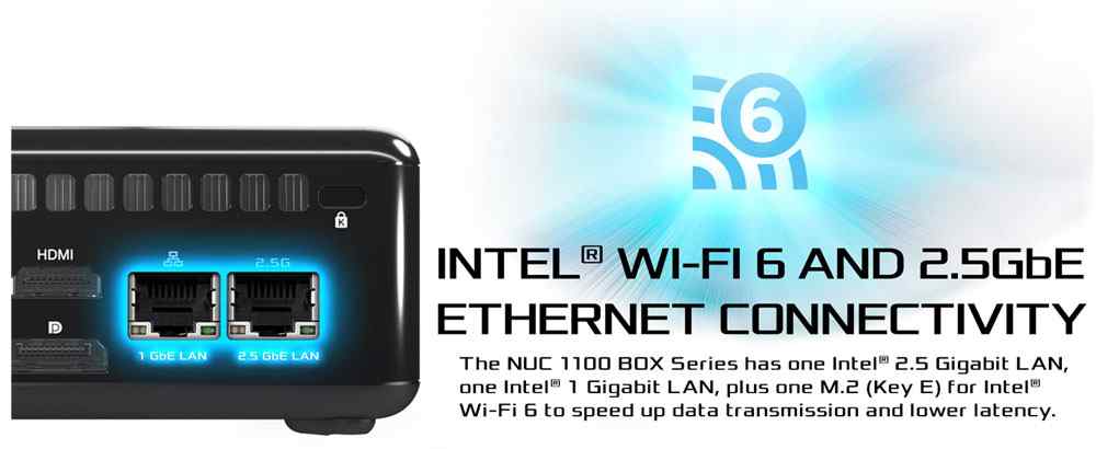 Anewtech Embedded Computer AsRock Industrial Embedded System Embedded Box PC AS-NUC-BOX-1165G7-connectivity