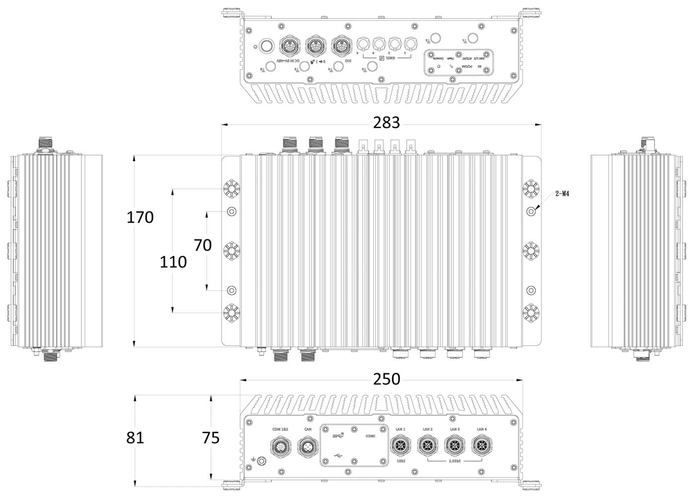 Anewtech-Systems-Embedded-PC-AI-Inference-System-P-WCO-3000-ORN-A-dimension