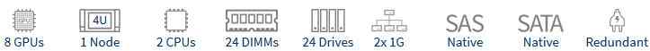 Anewtech Supermicro Singapore Server SYS-4028GR-TR gpu server SuperServer 4028GR-TR