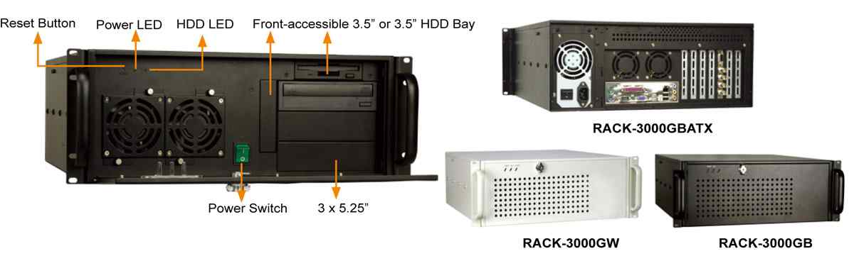 Anewtech-I-RACK-3000G IEI Industrial Computer Industrial Chassis Industrial PC